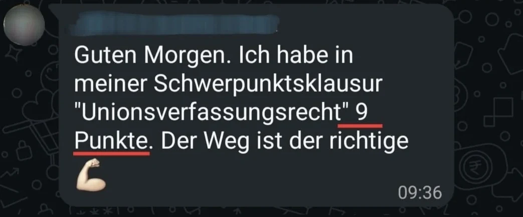 Teilnehmerergebnis: 9 Punkte Unionsverfassungsrecht