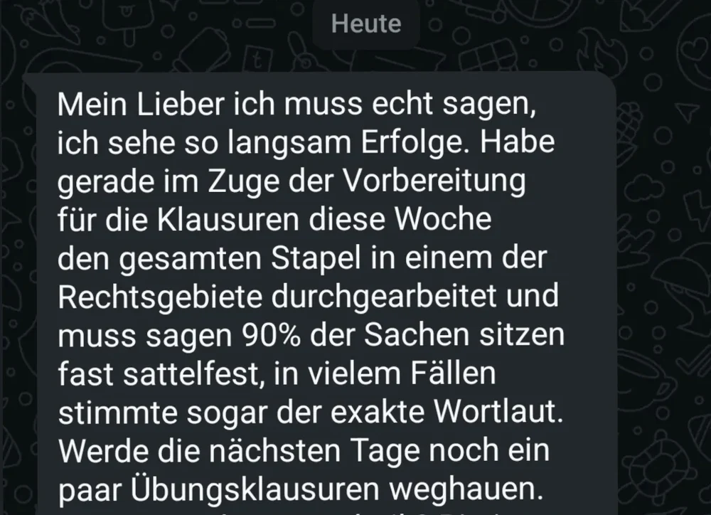 Teilnehmerergebnis