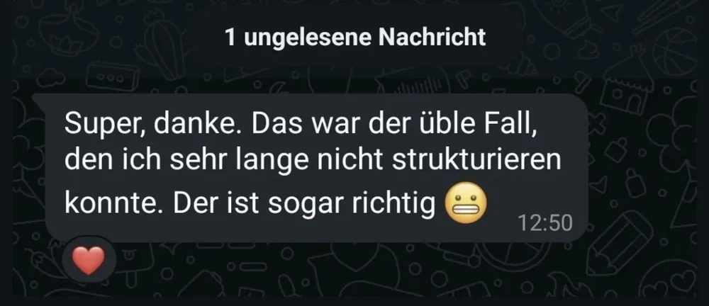Teilnehmerergebnis