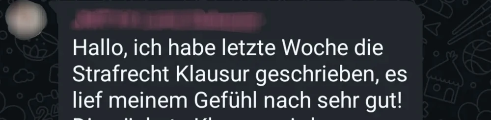 Teilnehmerergebnis