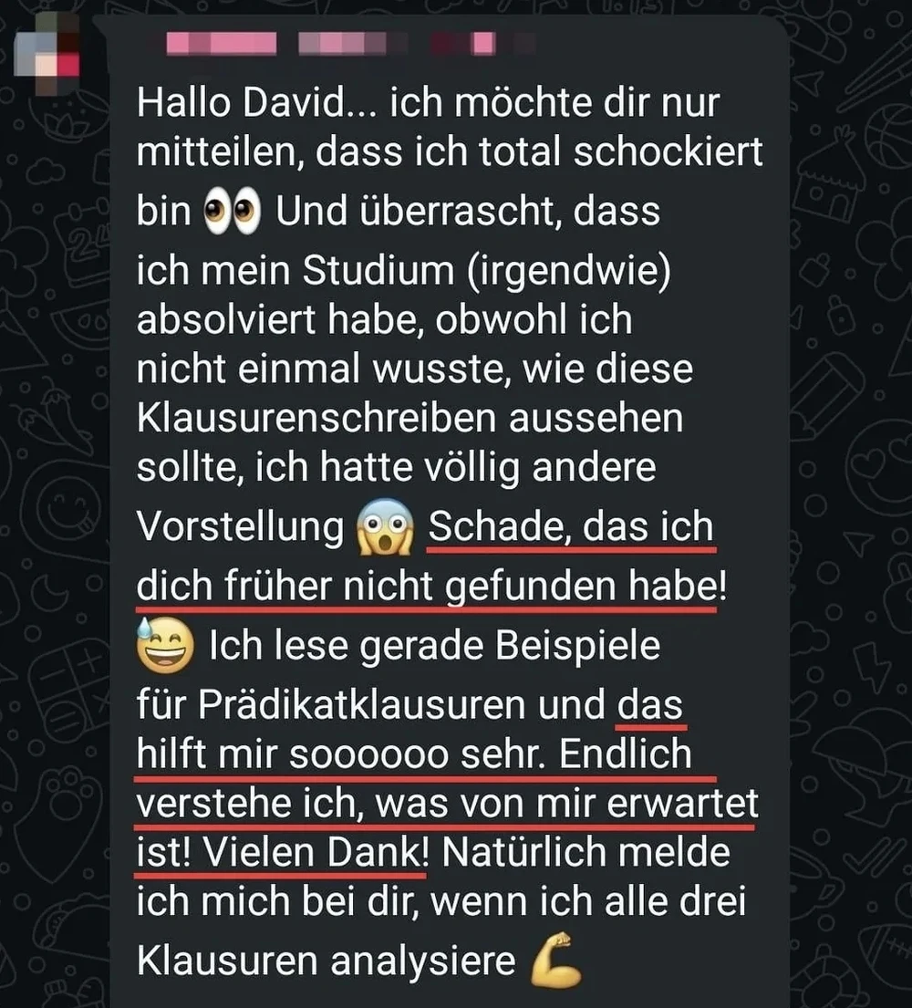 Teilnehmerergebnis