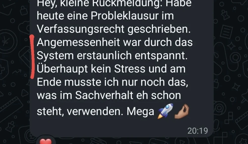 Teilnehmerergebnis