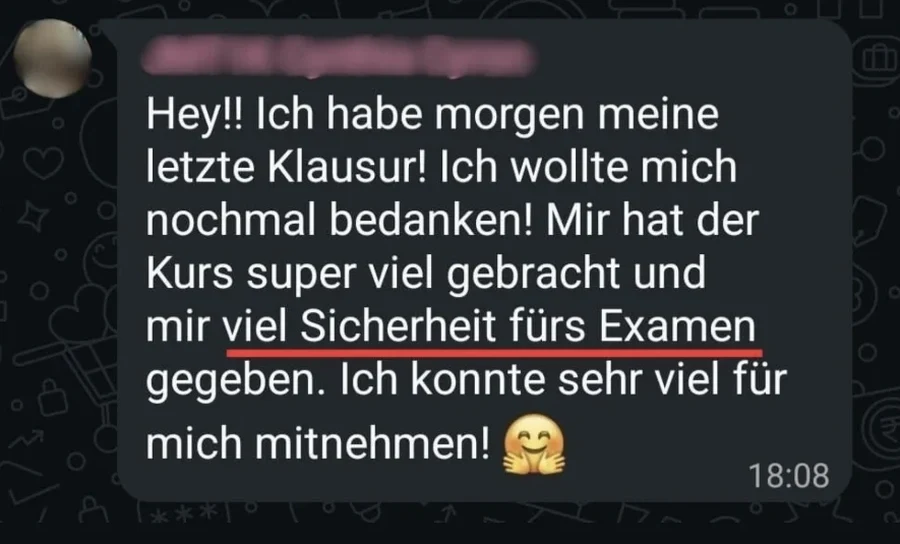 Teilnehmerergebnis