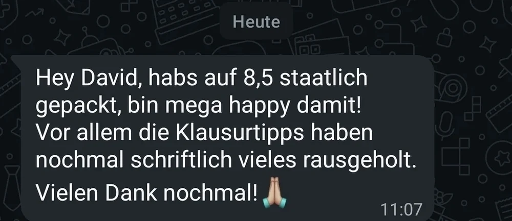 Teilnehmerergebnis